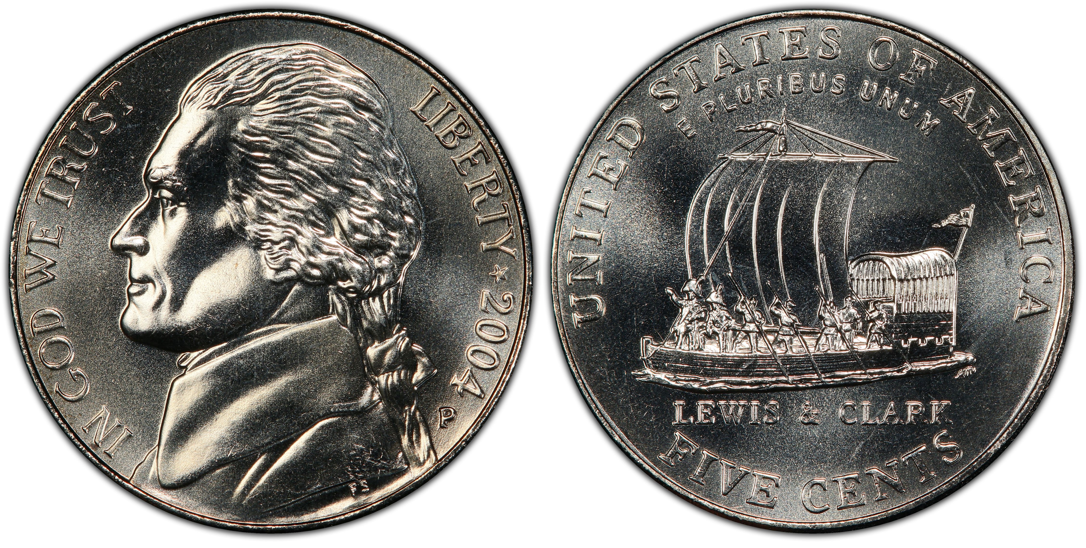 2004P 5C Keel Boat (Regular Strike) Jefferson Nickel PCGS CoinFacts