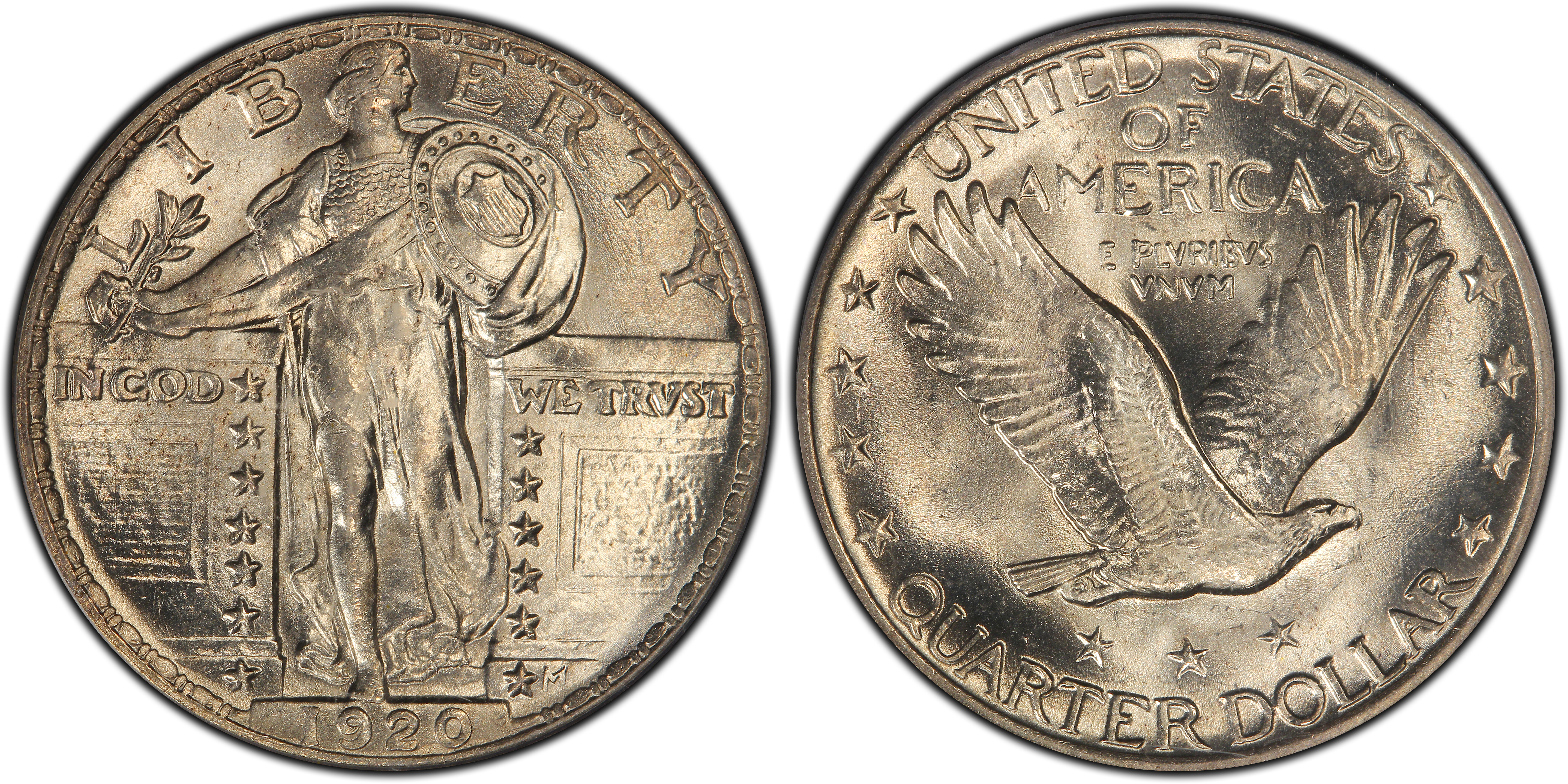 Images Of Standing Liberty Quarter 1920 25C, FH - PCGS CoinFacts