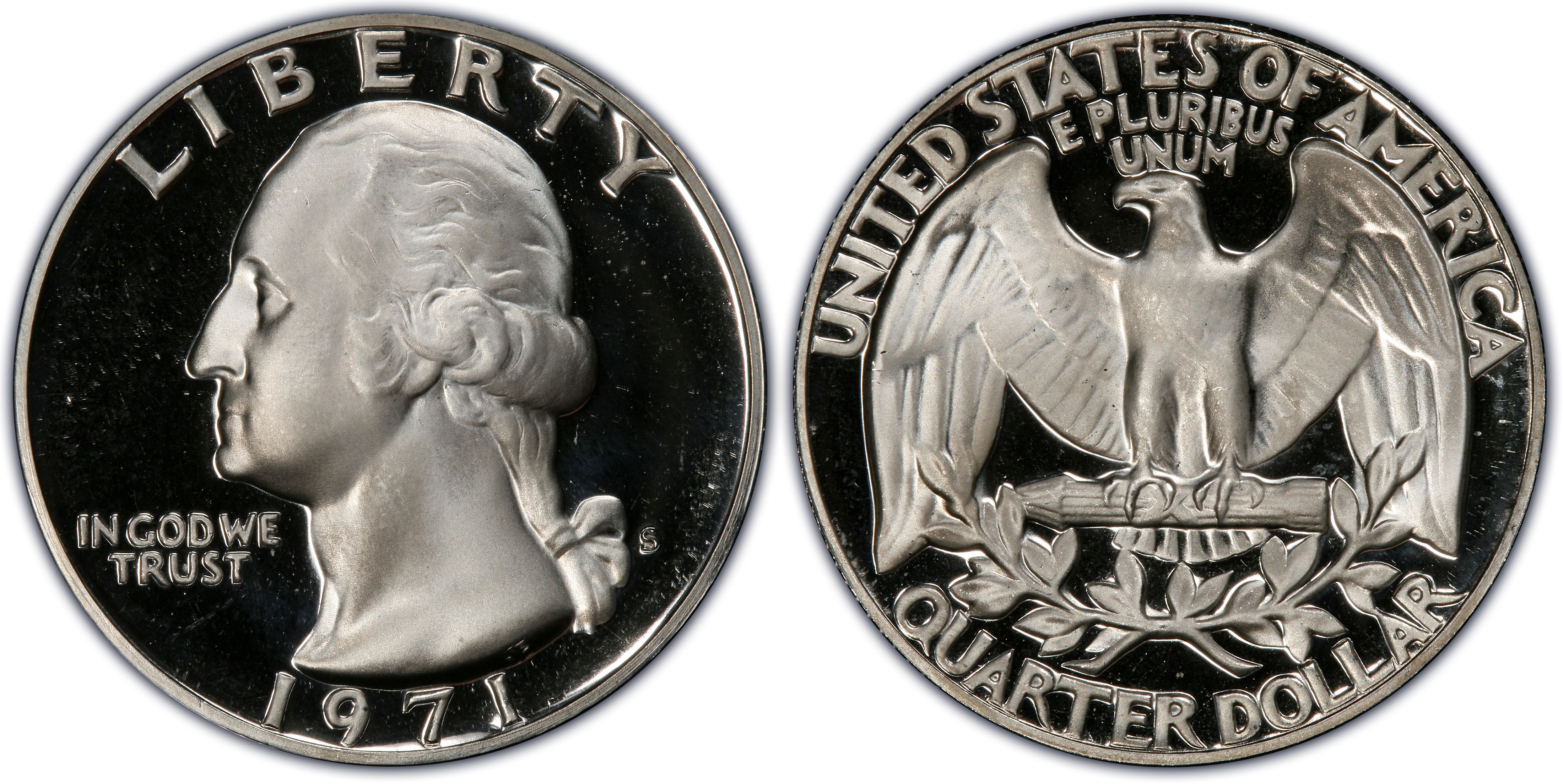 1971-S 25C, DCAM (Proof) Washington Quarter - PCGS CoinFacts