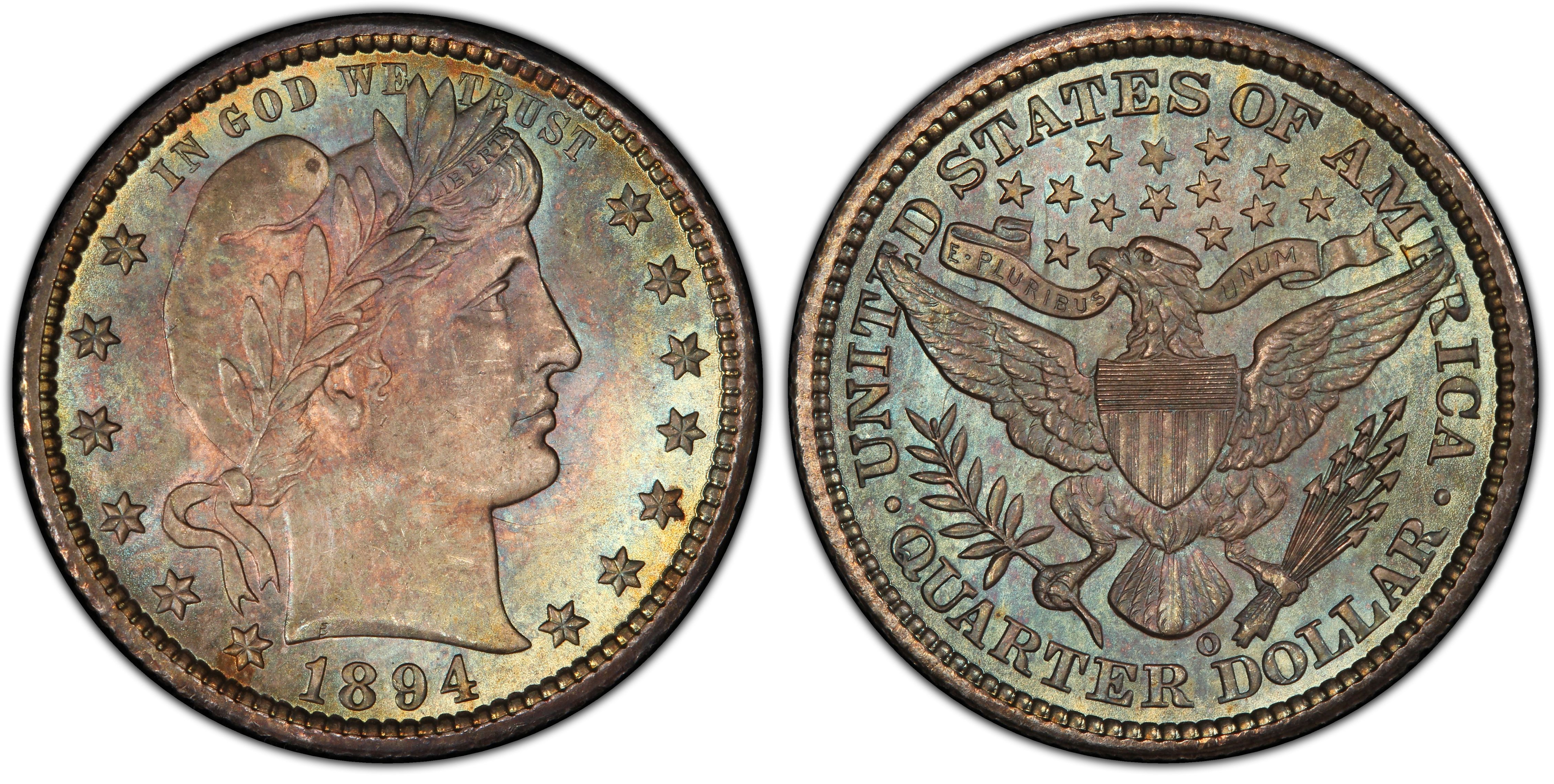 Images of Barber Quarter 1894-O 25C - PCGS CoinFacts