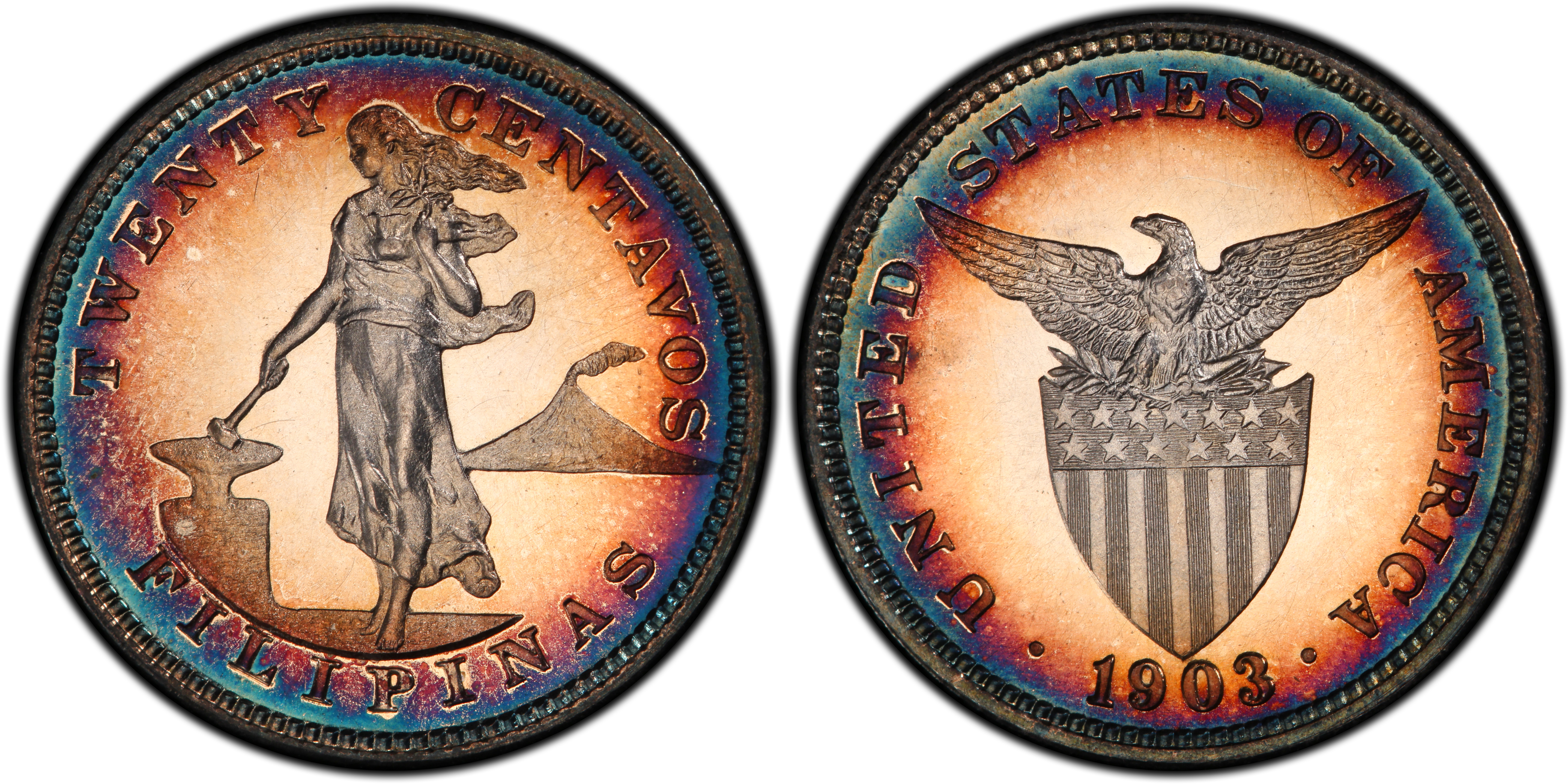 1903 20C (Proof) U.S. Philippines - PCGS CoinFacts