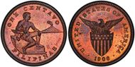 PCGS #90157 (PR, Red and Brown)     65