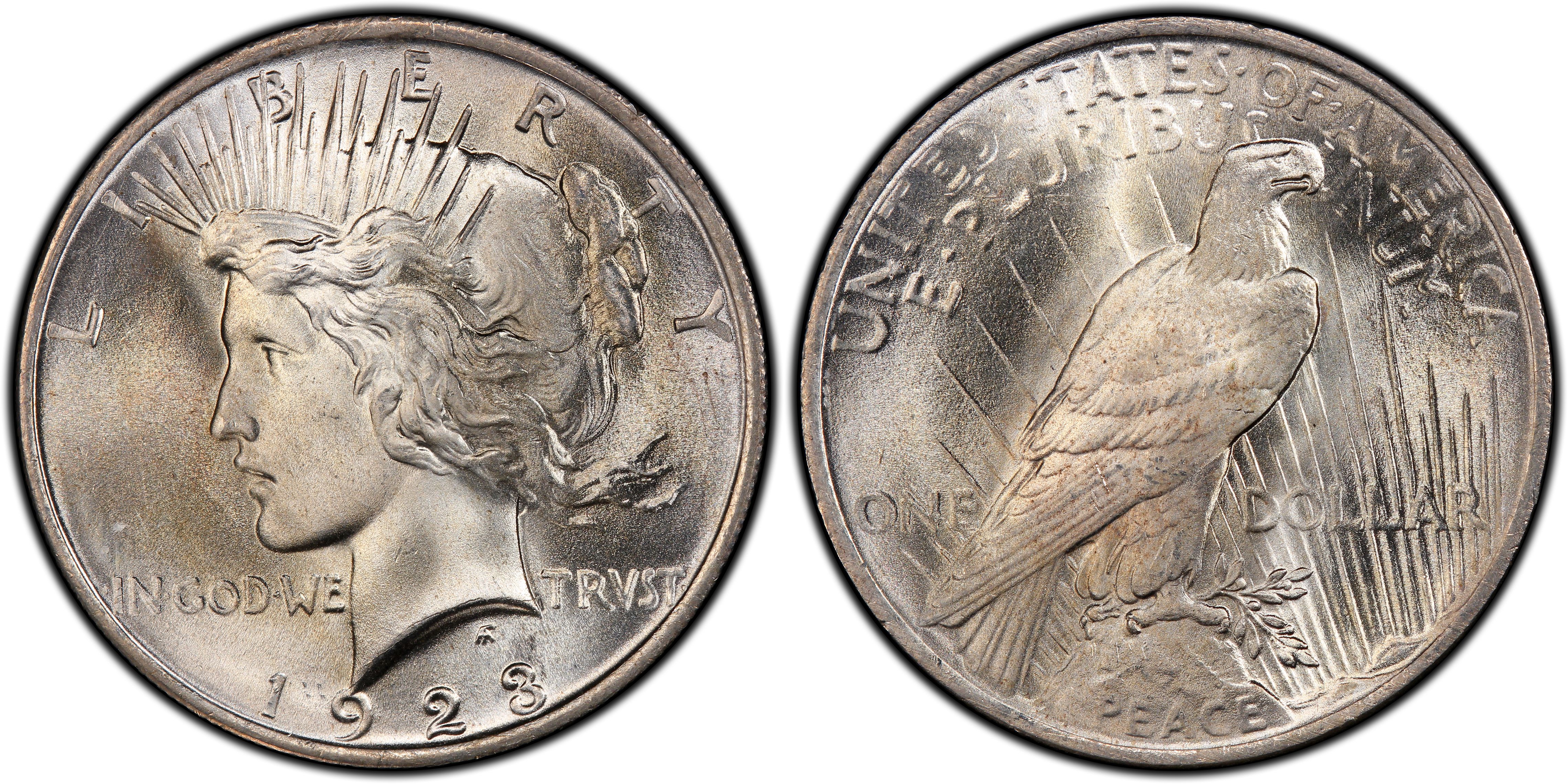 1923 $1 (Regular Strike) Peace Dollar - PCGS CoinFacts