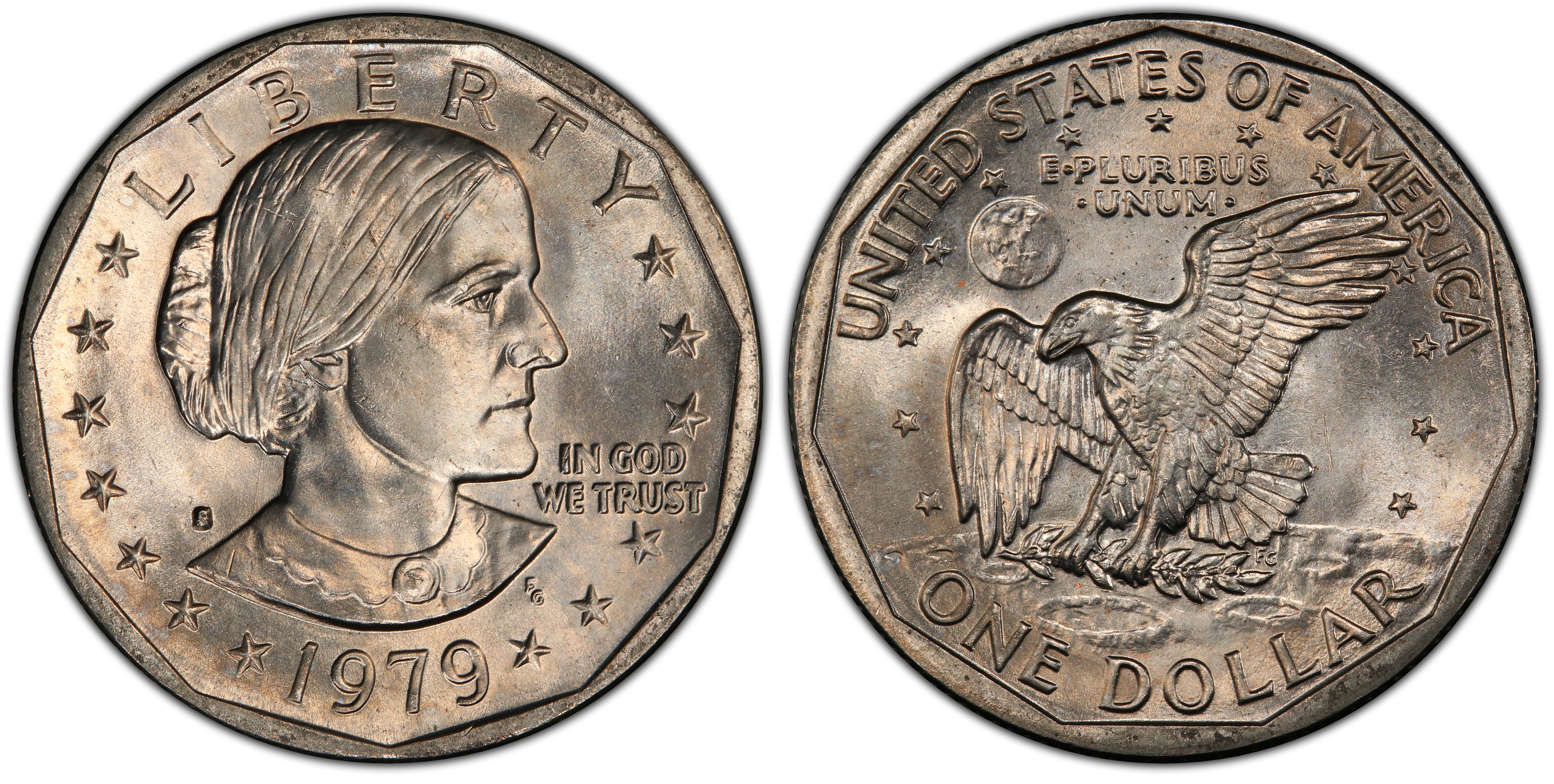 Images Of Susan B. Anthony Dollar 1979-S SBA$1 - PCGS CoinFacts