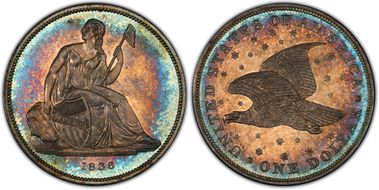 PR64+ PCGS grade