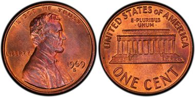 PCGS #2922 (MS, Red and Brown)     64