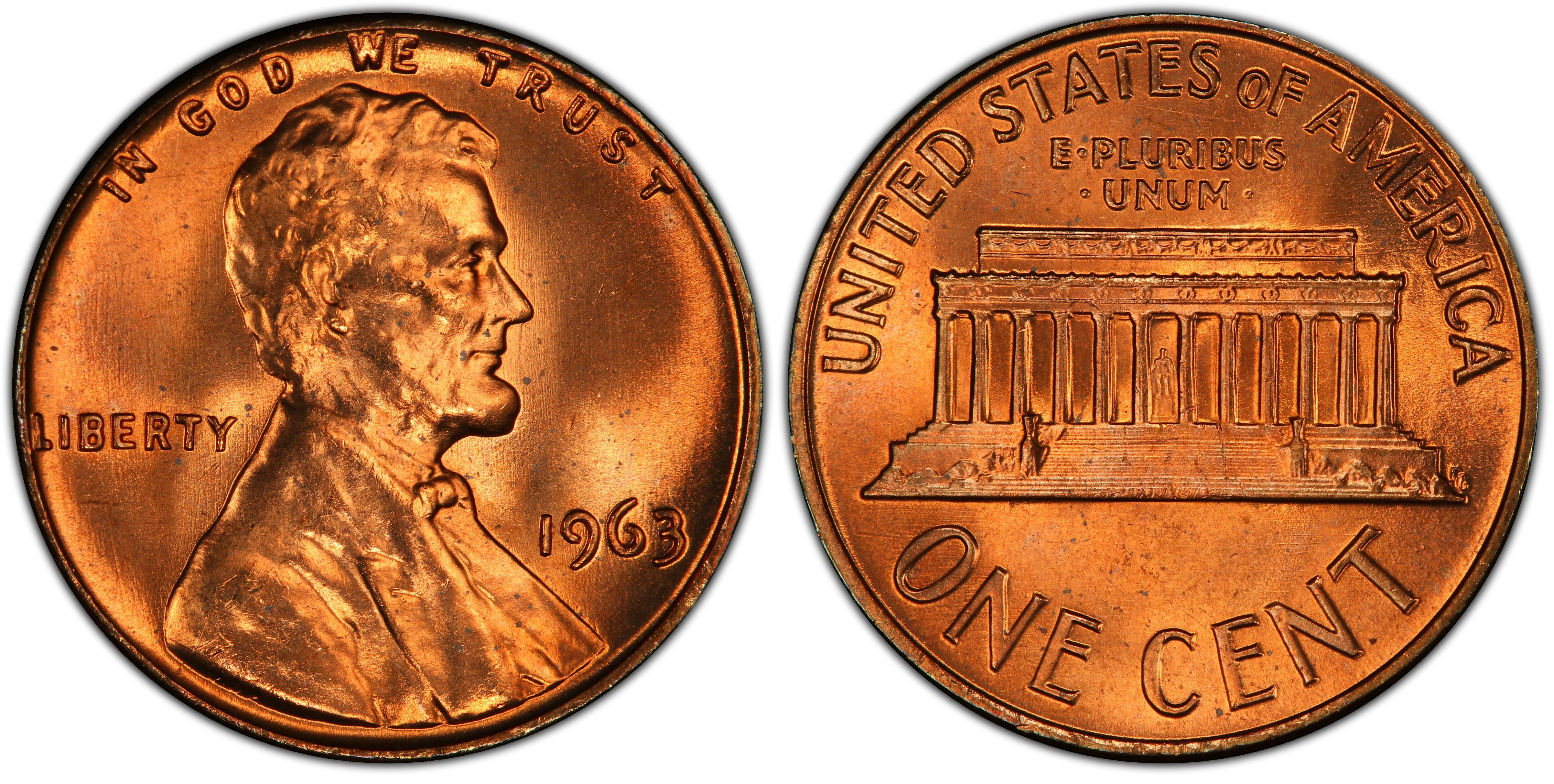 1963 Proof Lincoln Cent 50pc Roll 