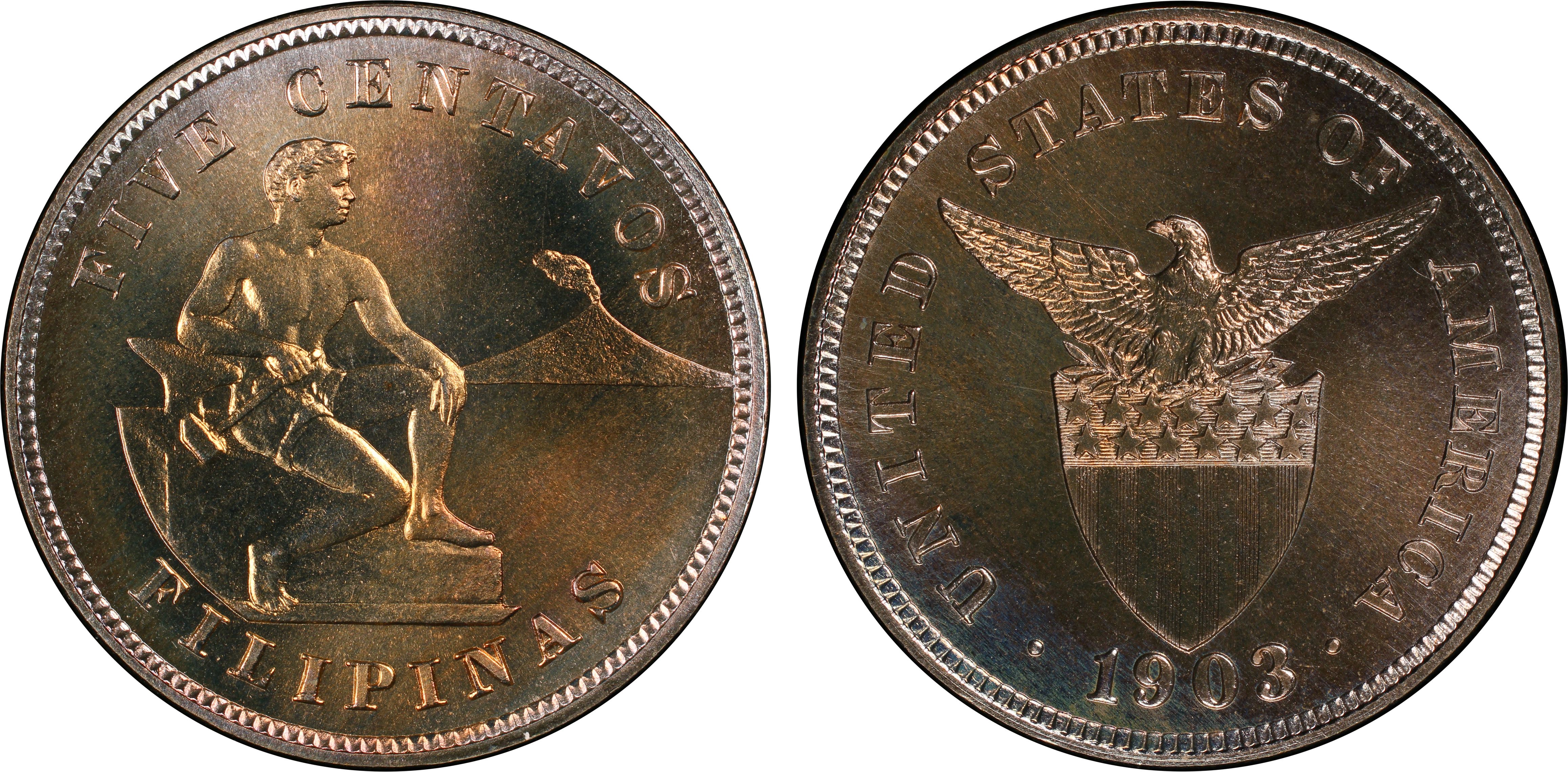 1903 5C (Proof) U.S. Philippines - PCGS CoinFacts