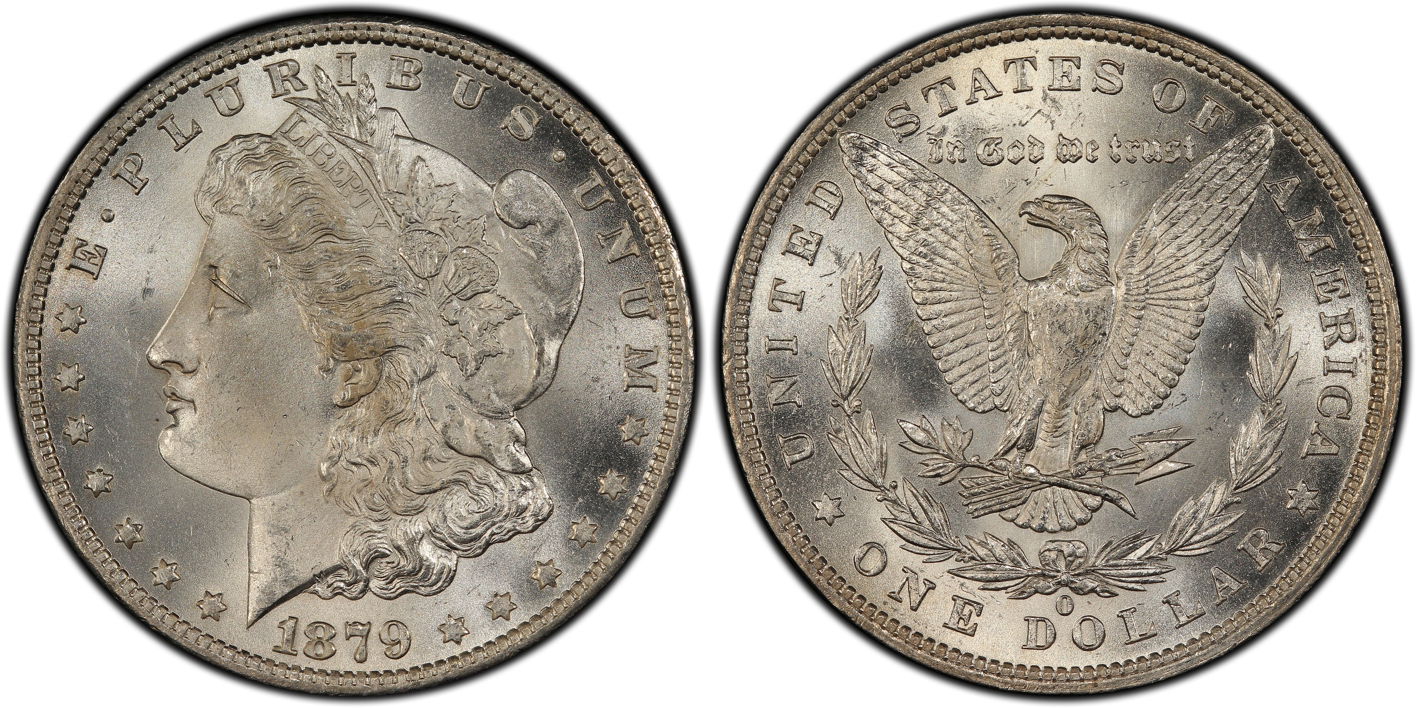 1878 7TF $1 R79 VAM 224 - 168 Reeds (Regular Strike) Morgan Dollar