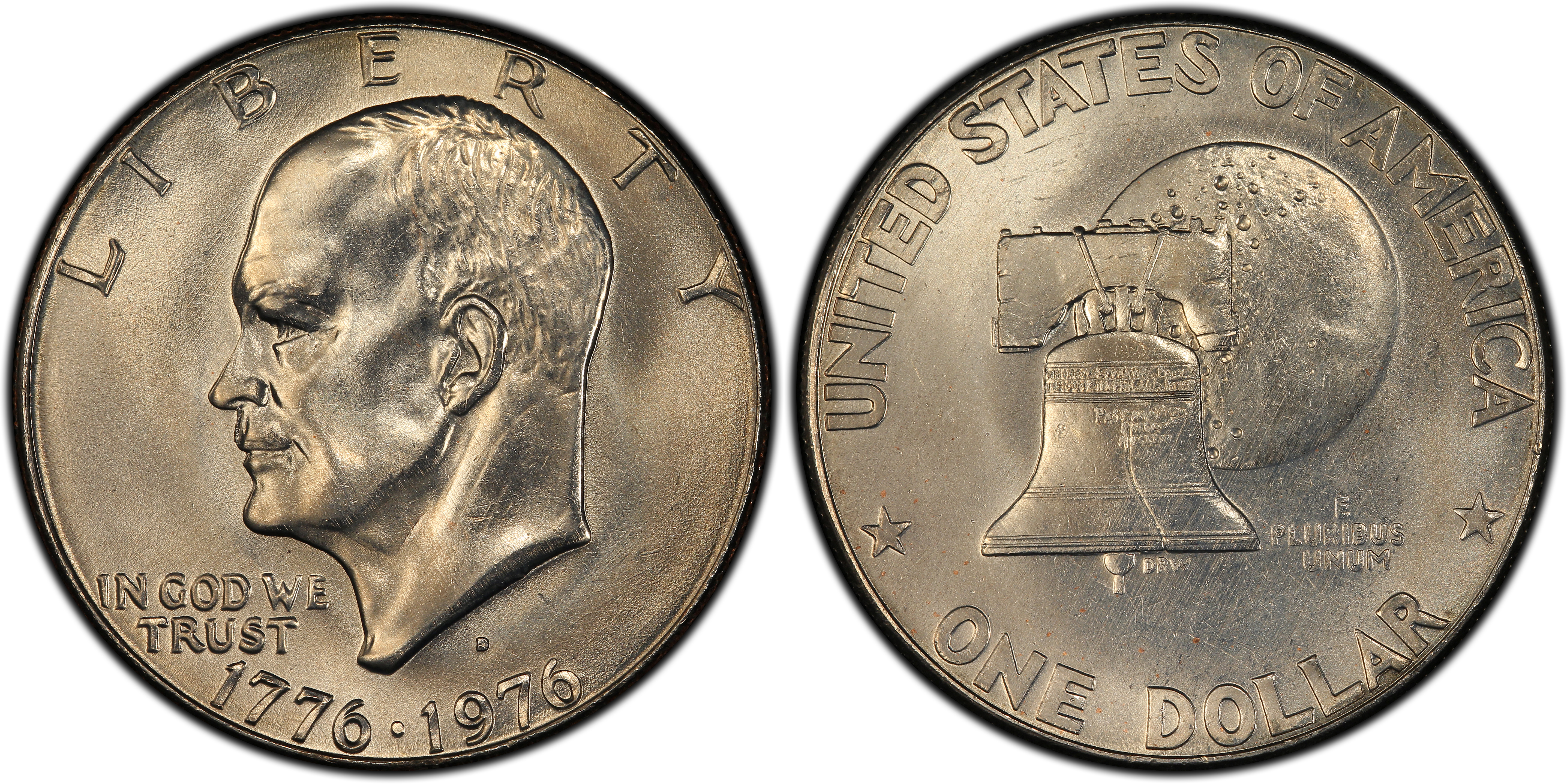 Images of Ike Dollar 1976-D $1 Type 1 - PCGS CoinFacts