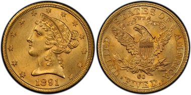 MS64+ PCGS grade