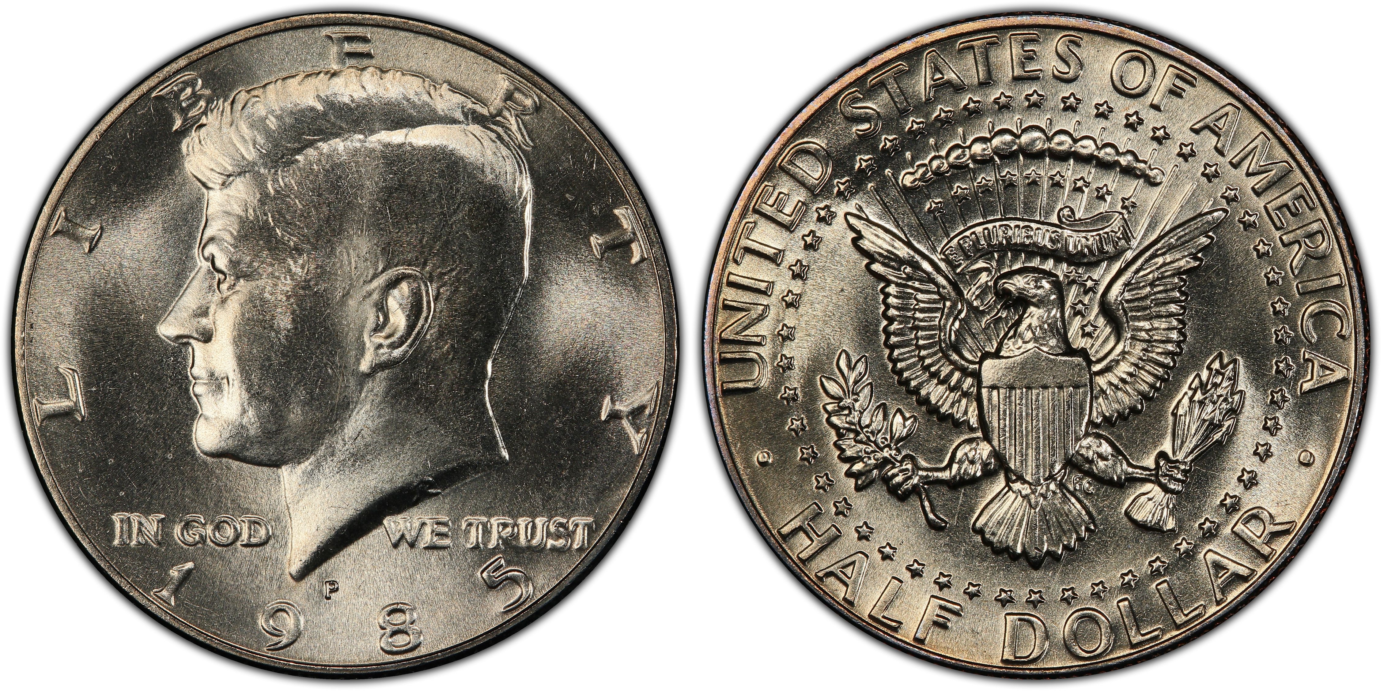 Denver Mint 1985 P & D Kennedy Half Dollar 2 Coin Set Philadelphia Mint 