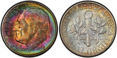 MS67+FB PCGS grade