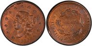 PCGS #81629 (MS, Red and Brown)     65