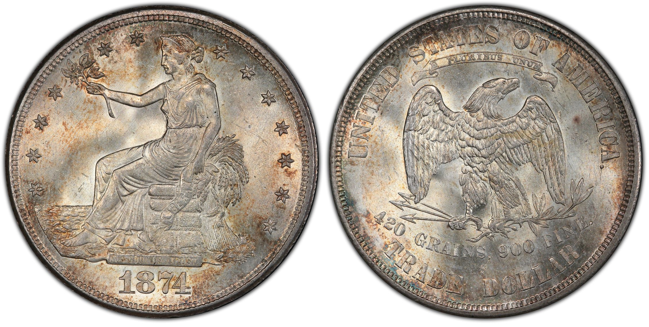 1874-S T$1 (Regular Strike) Trade Dollar - PCGS CoinFacts