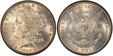  
	MS67+ PCGS grade 
