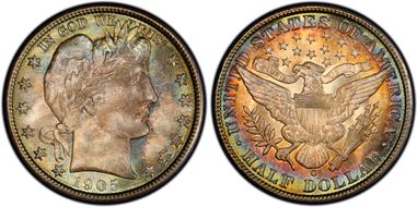  
	MS68 PCGS grade 
