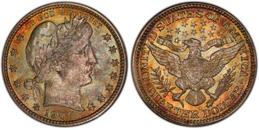 MS67 PCGS grade