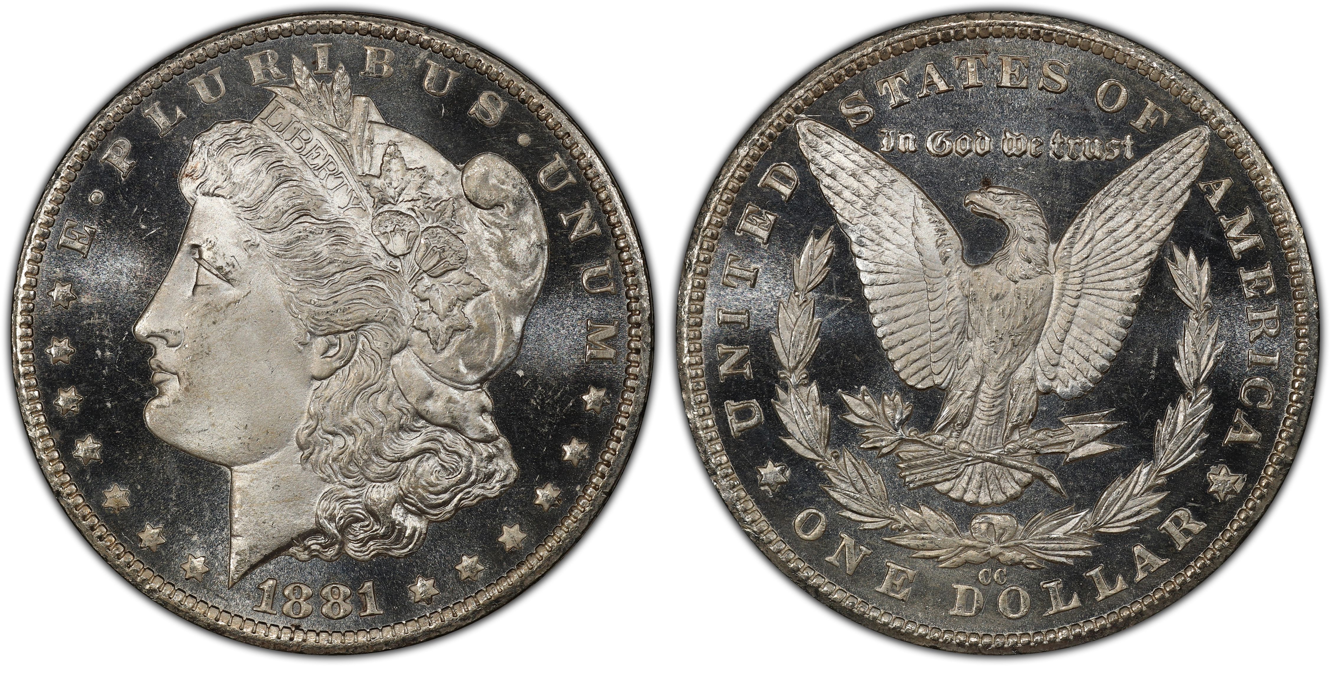 1881-CC $1, DMPL (Regular Strike) Morgan Dollar - PCGS CoinFacts
