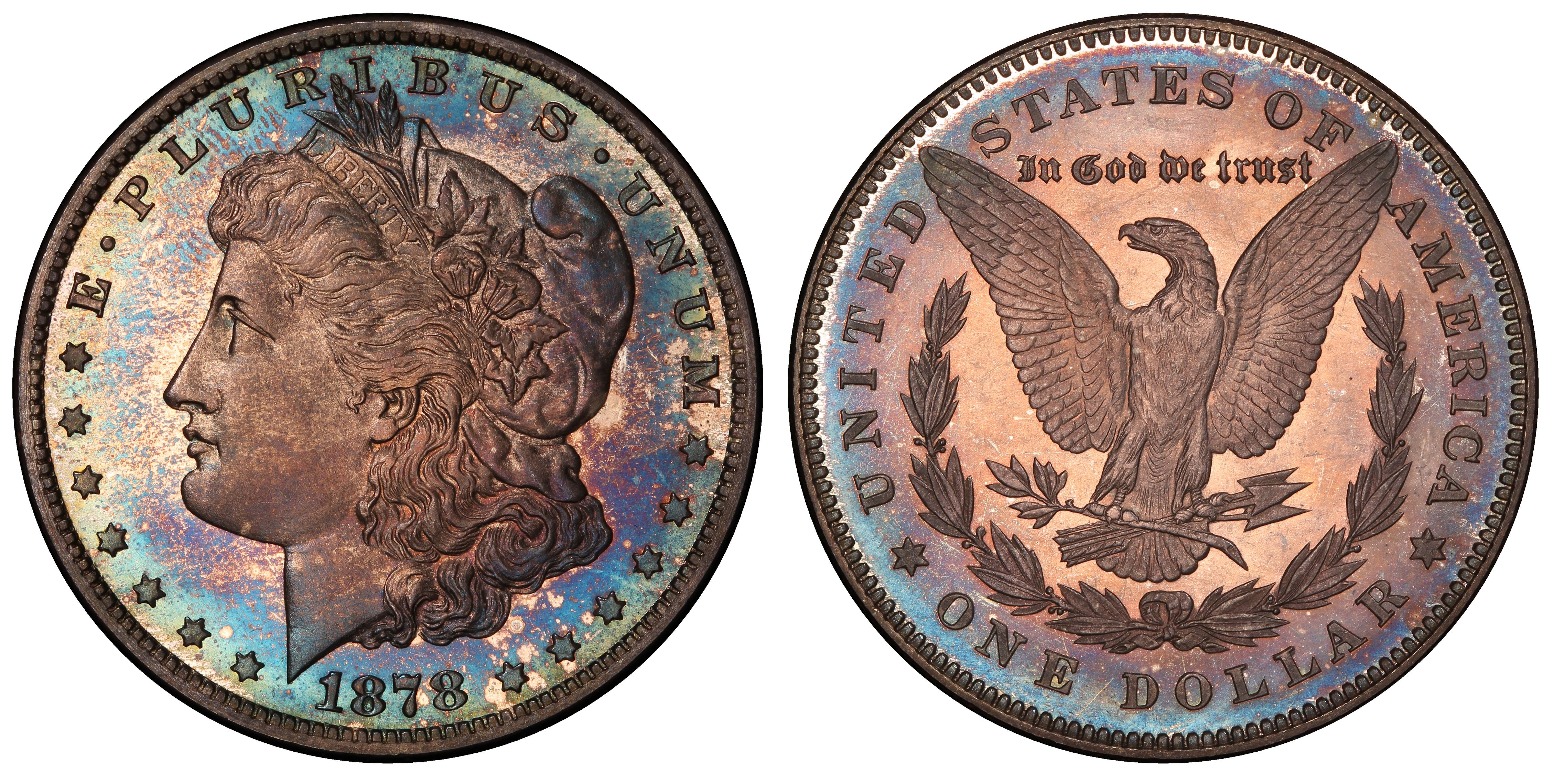 1878 7TF $1 Reverse of 1878 (Proof) Morgan Dollar - PCGS CoinFacts