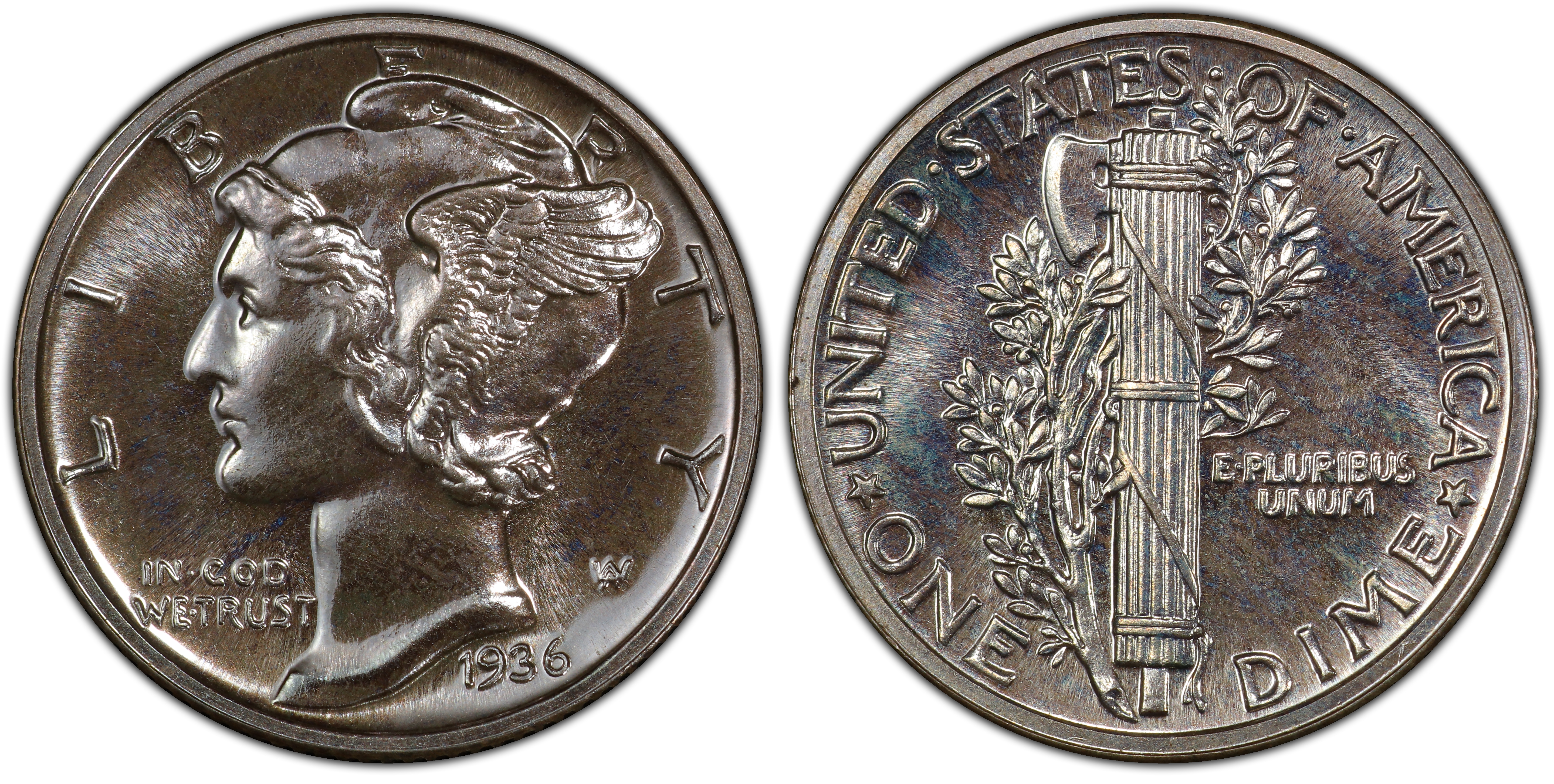 1936 10C (Proof) Mercury Dime - PCGS CoinFacts