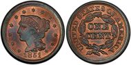 MS66RB PCGS grade