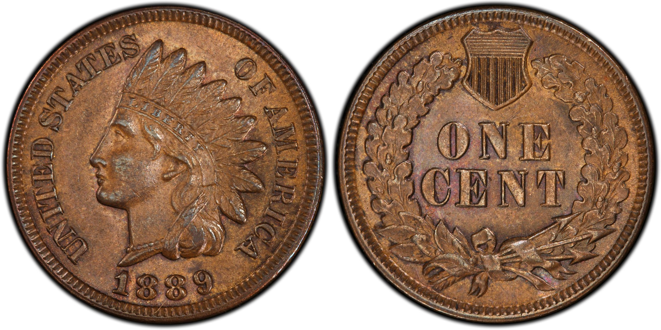 1889 1C DDR FS-801, S-1, BN (Regular Strike) Indian Cent - PCGS CoinFacts