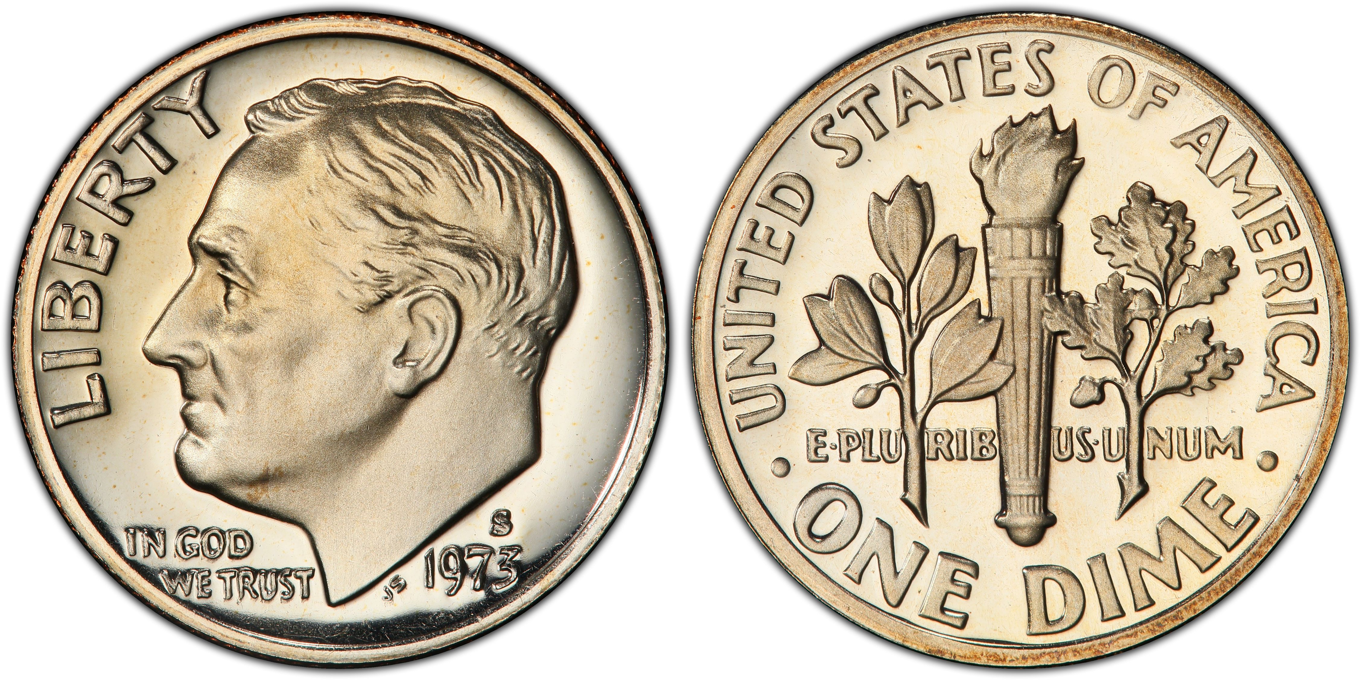 1978 S Roosevelt Dime 10c Gem Deep Cameo Proof CN-Clad US Coin 