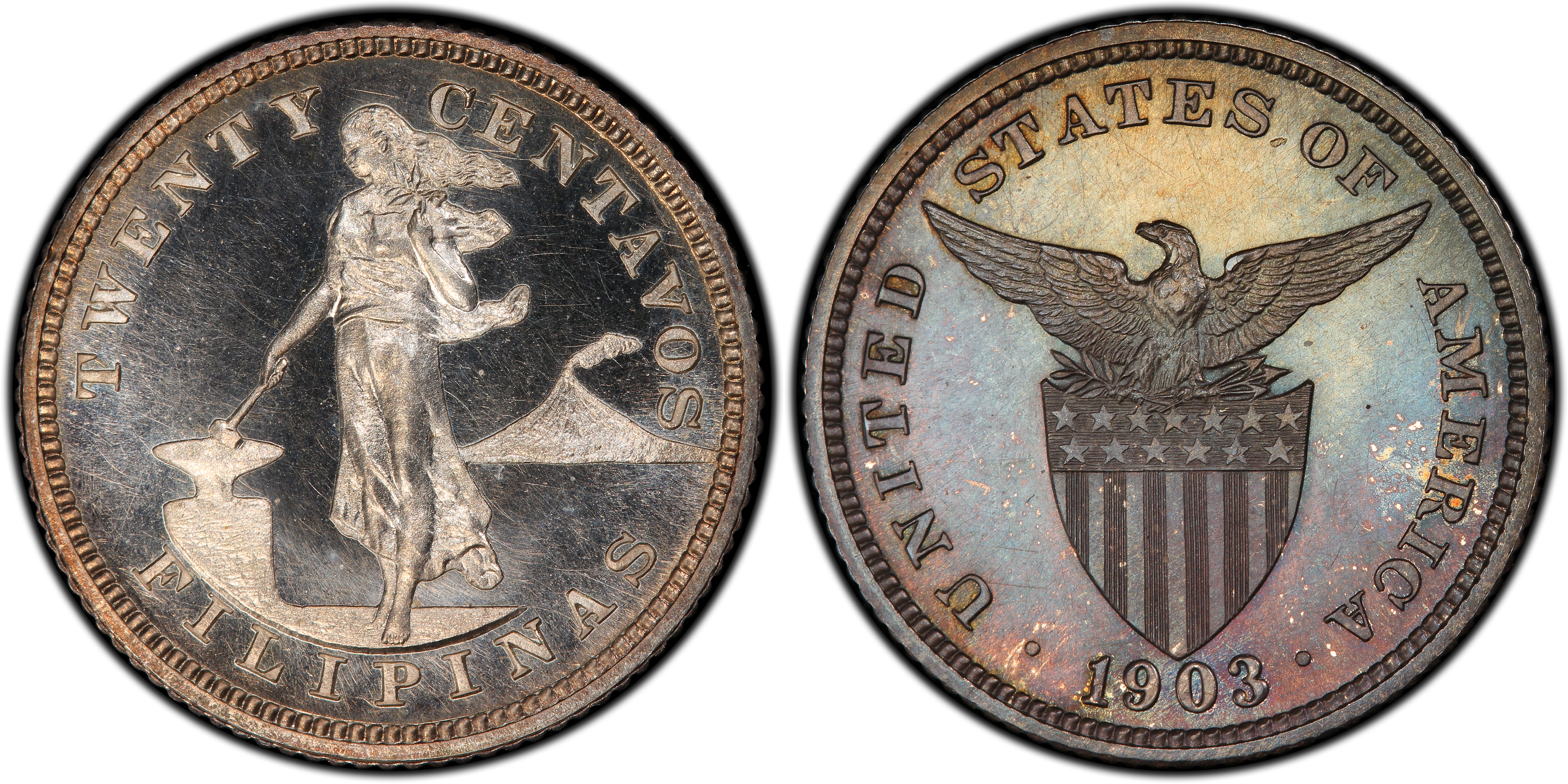 1903 20C (Proof) U.S. Philippines - PCGS CoinFacts