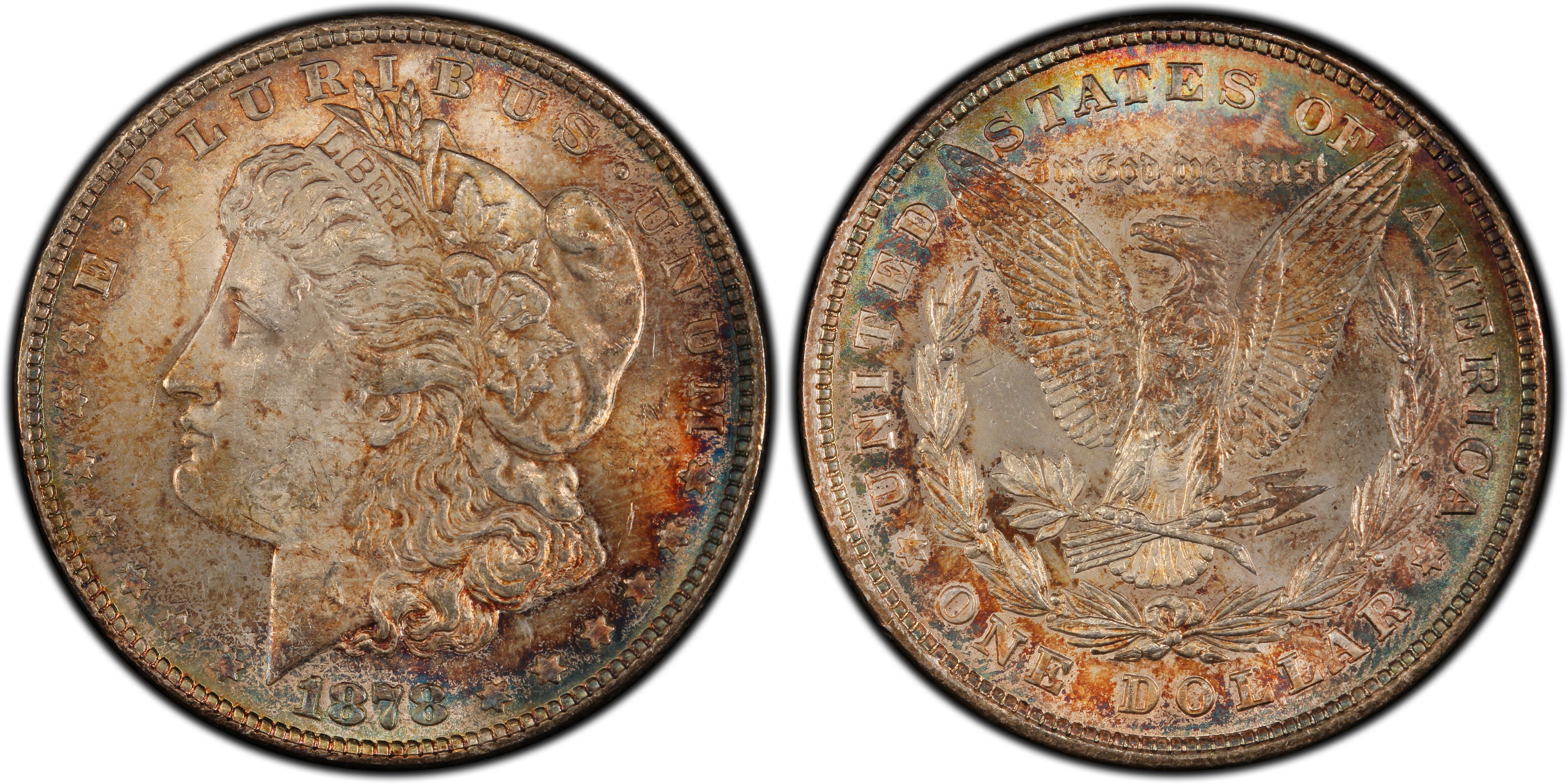1878 8TF $1 VAM 7 Tripled E (Regular Strike) Morgan Dollar - PCGS CoinFacts