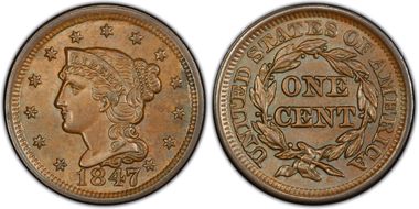 MS64+BN PCGS grade