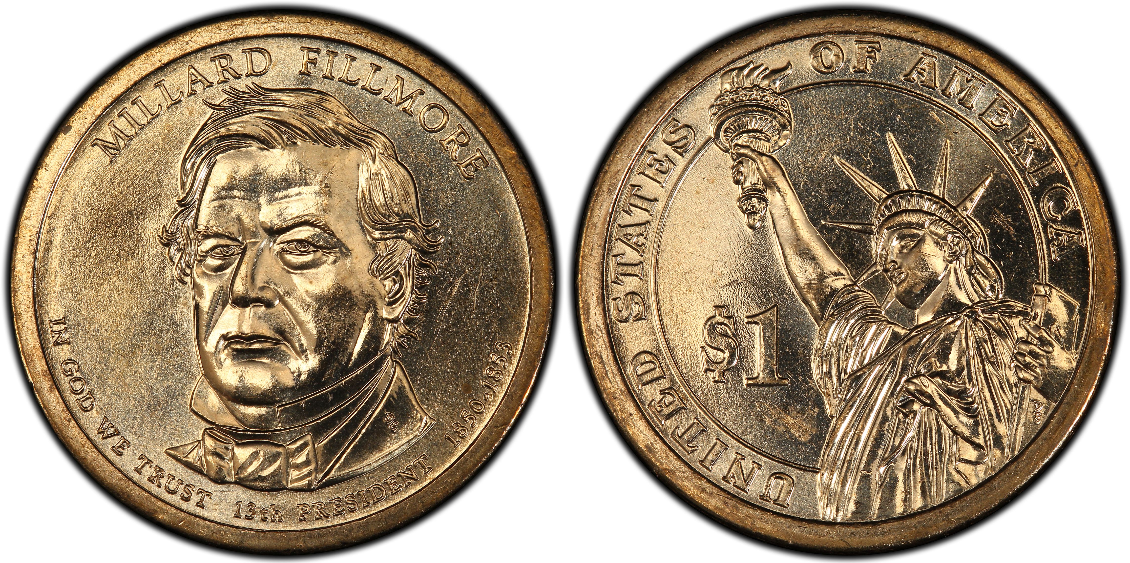 Details about   2010 P Millard Fillmore Presidential Dollar PROMPT AND FREE SHIPPING 