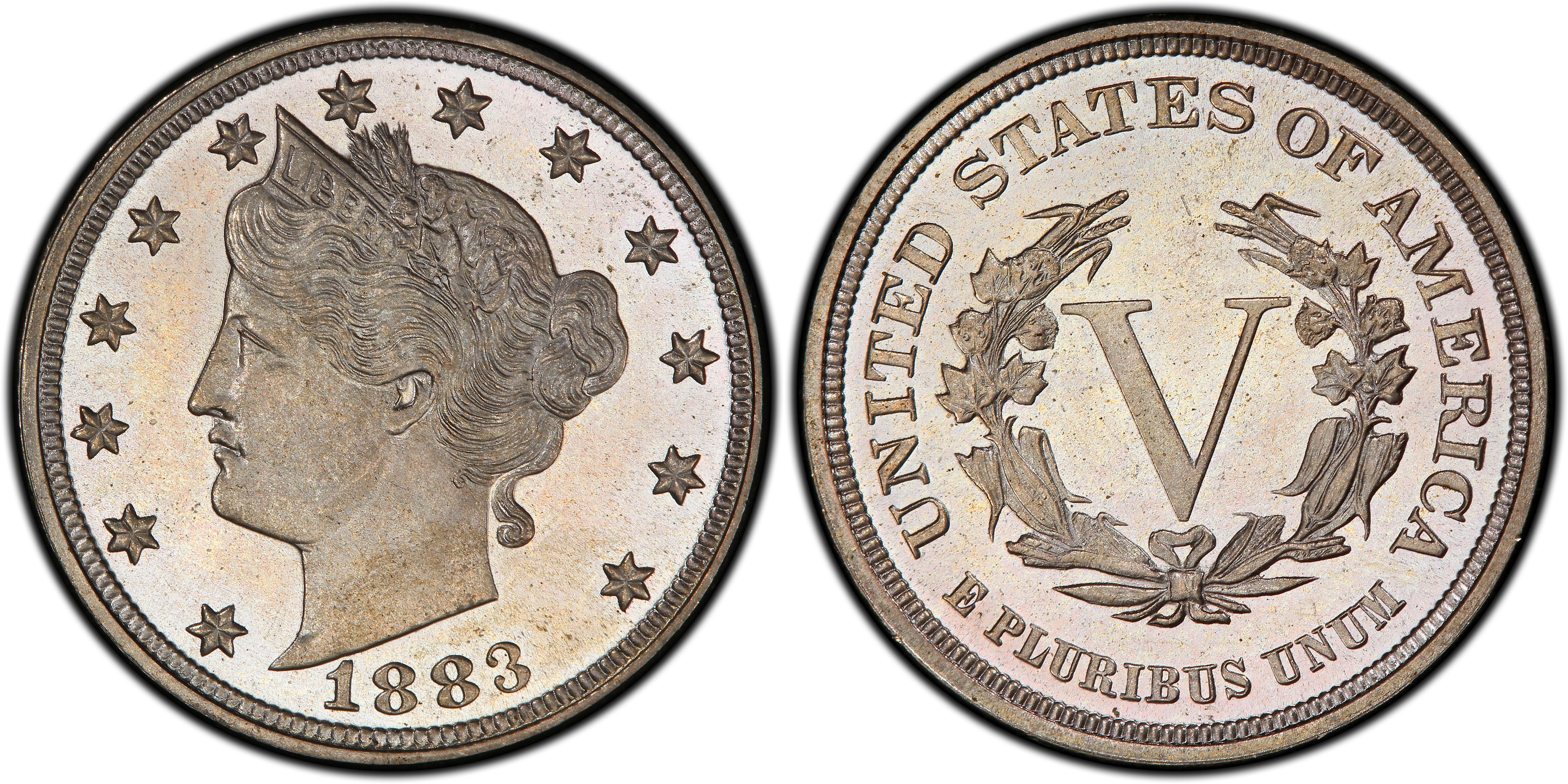 No Cents 1883 Liberty Nickel EF Uncertified 