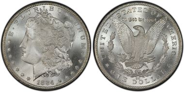 MS68+ PCGS grade