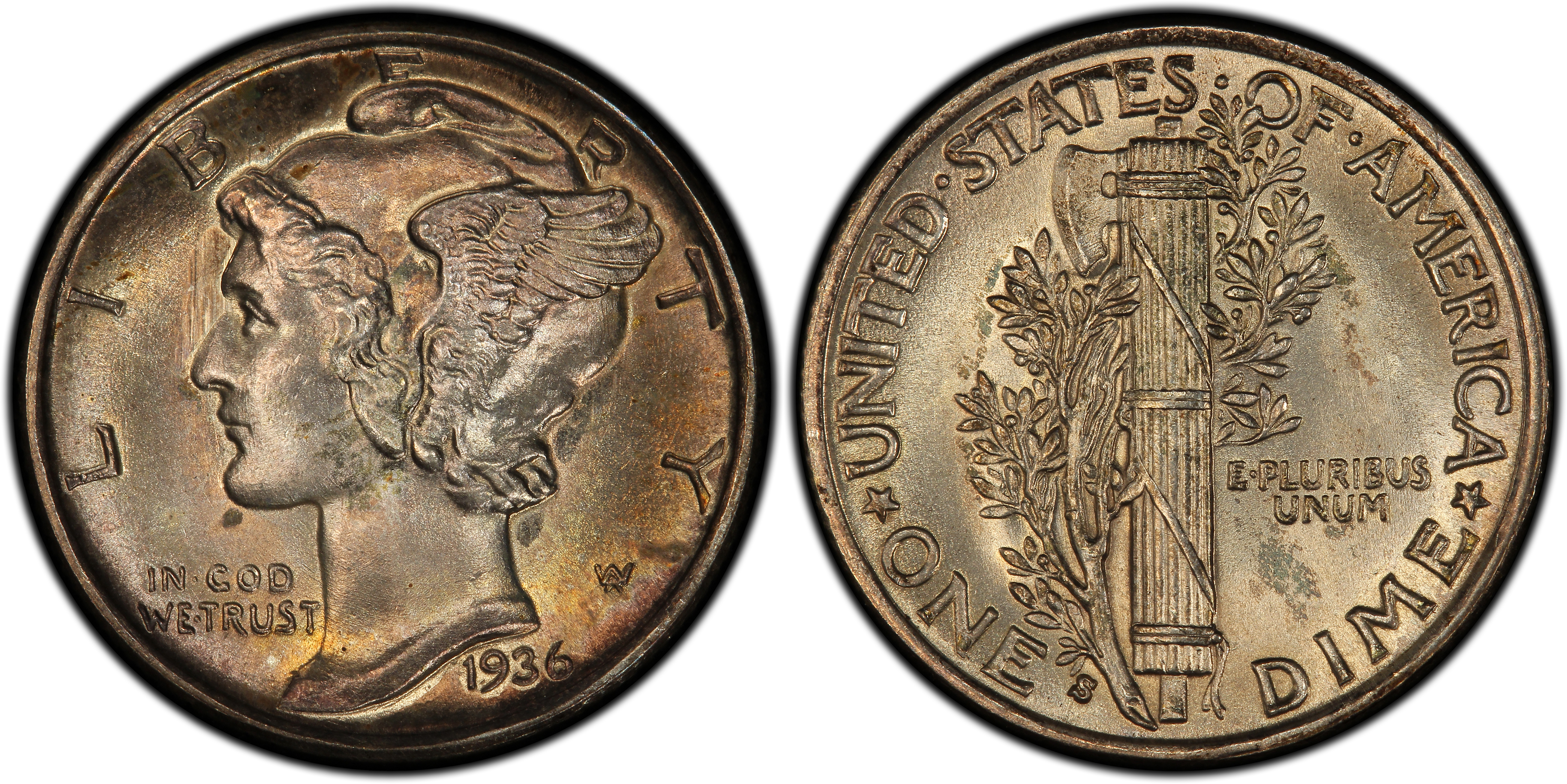 Images Of Mercury Dime 1936-S 10C FS-110, FB - PCGS CoinFacts