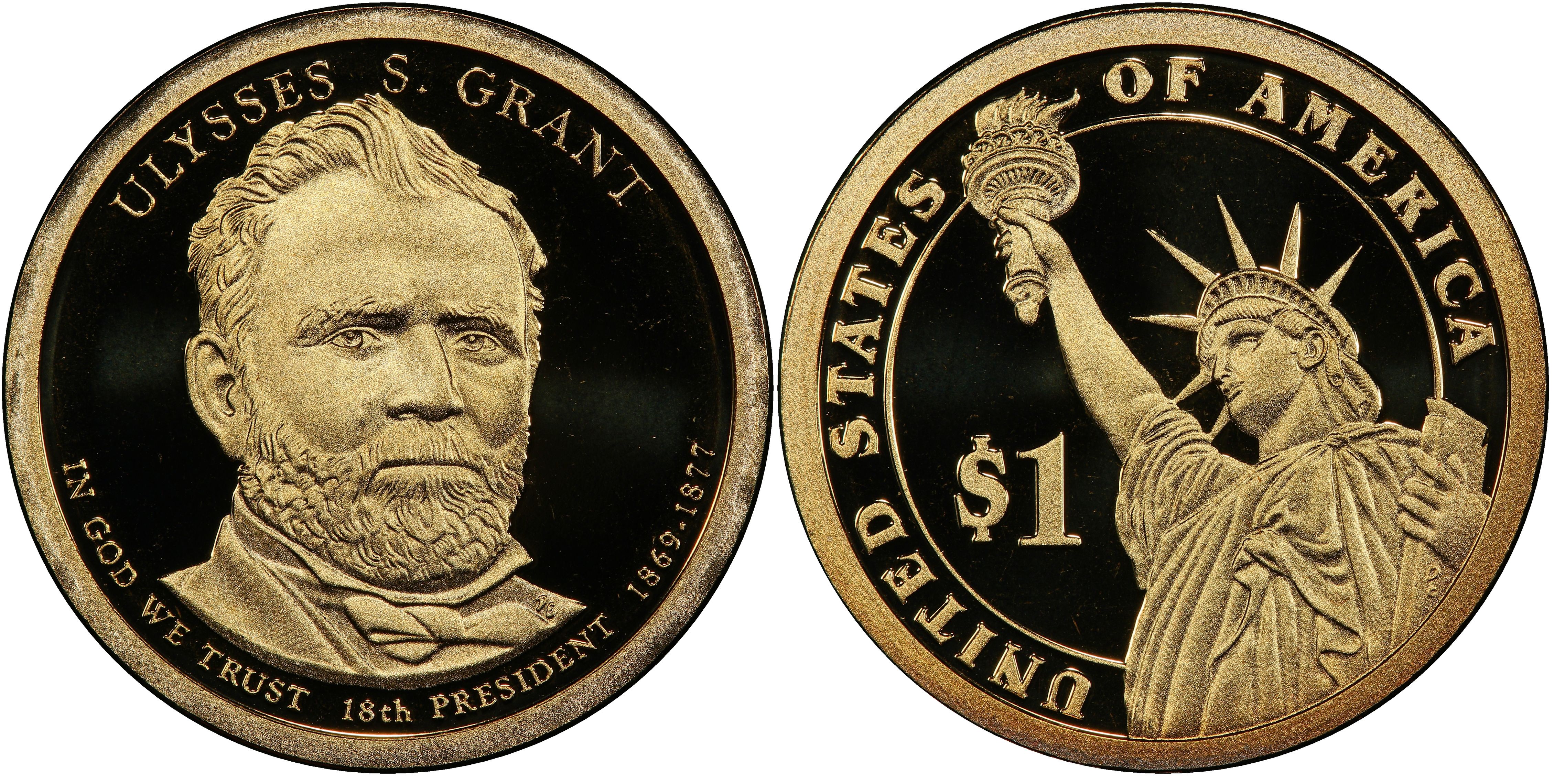 2011-S $1 Ulysses S. Grant, DCAM (Proof) Presidential Dollars