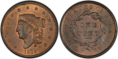 MS65RB PCGS grade