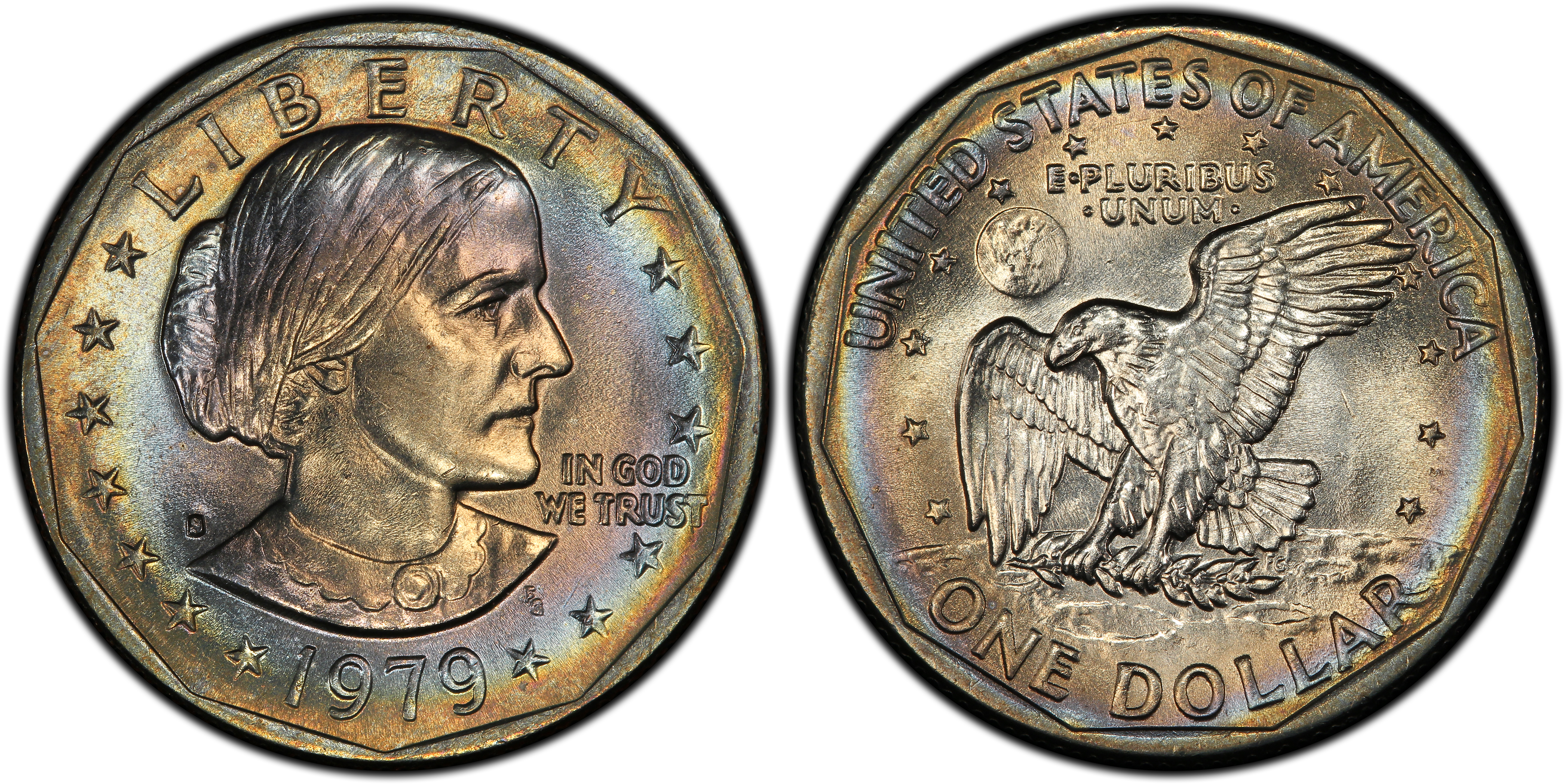 Images of Susan B. Anthony Dollar 1979-S SBA$1 - PCGS CoinFacts