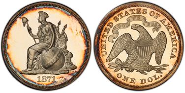  
	PR64+DCAM PCGS grade 
