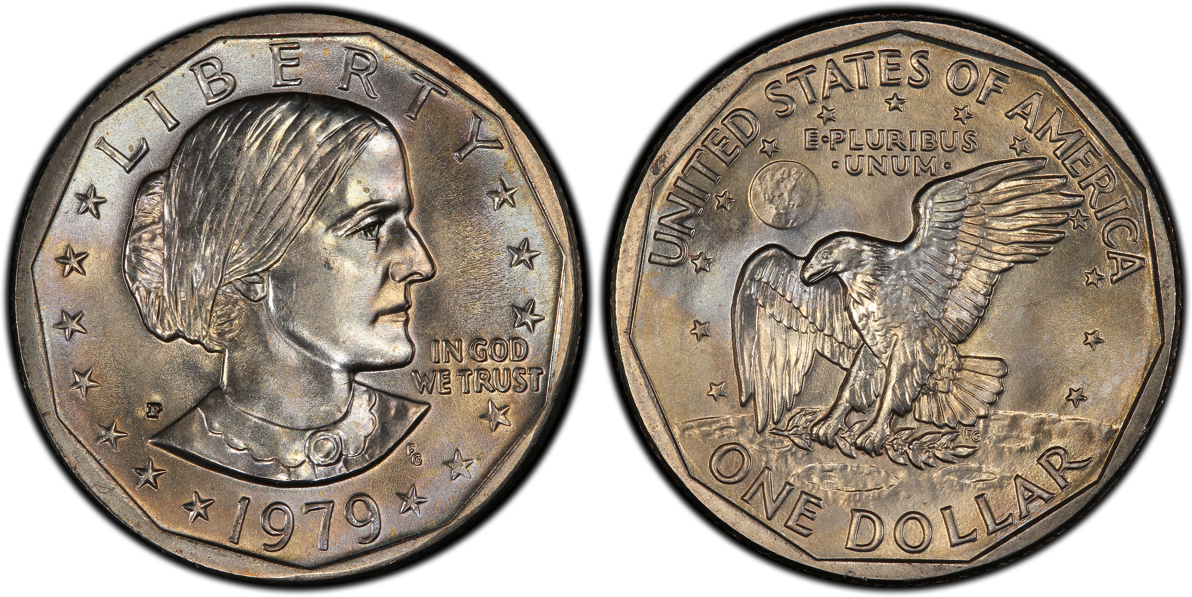 susan b anthony coin value 1979 d