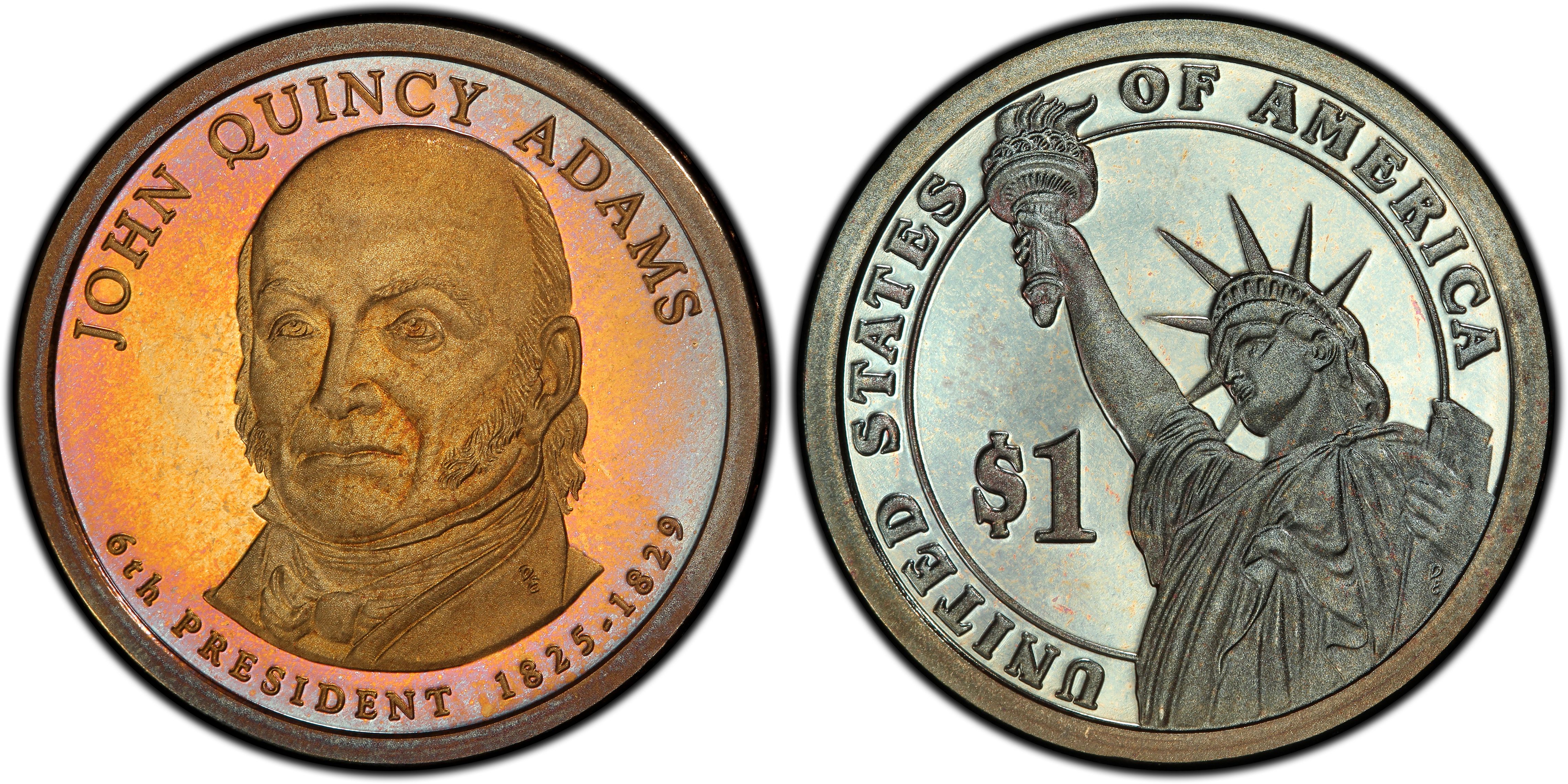 2007 P John Adams Presidential Dollar Coin **Free Shipping** 