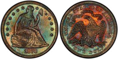  
	MS63 PCGS grade 
