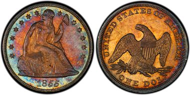  
	MS64+ PCGS grade 
