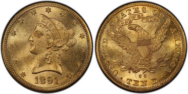  
	MS64 PCGS grade 
