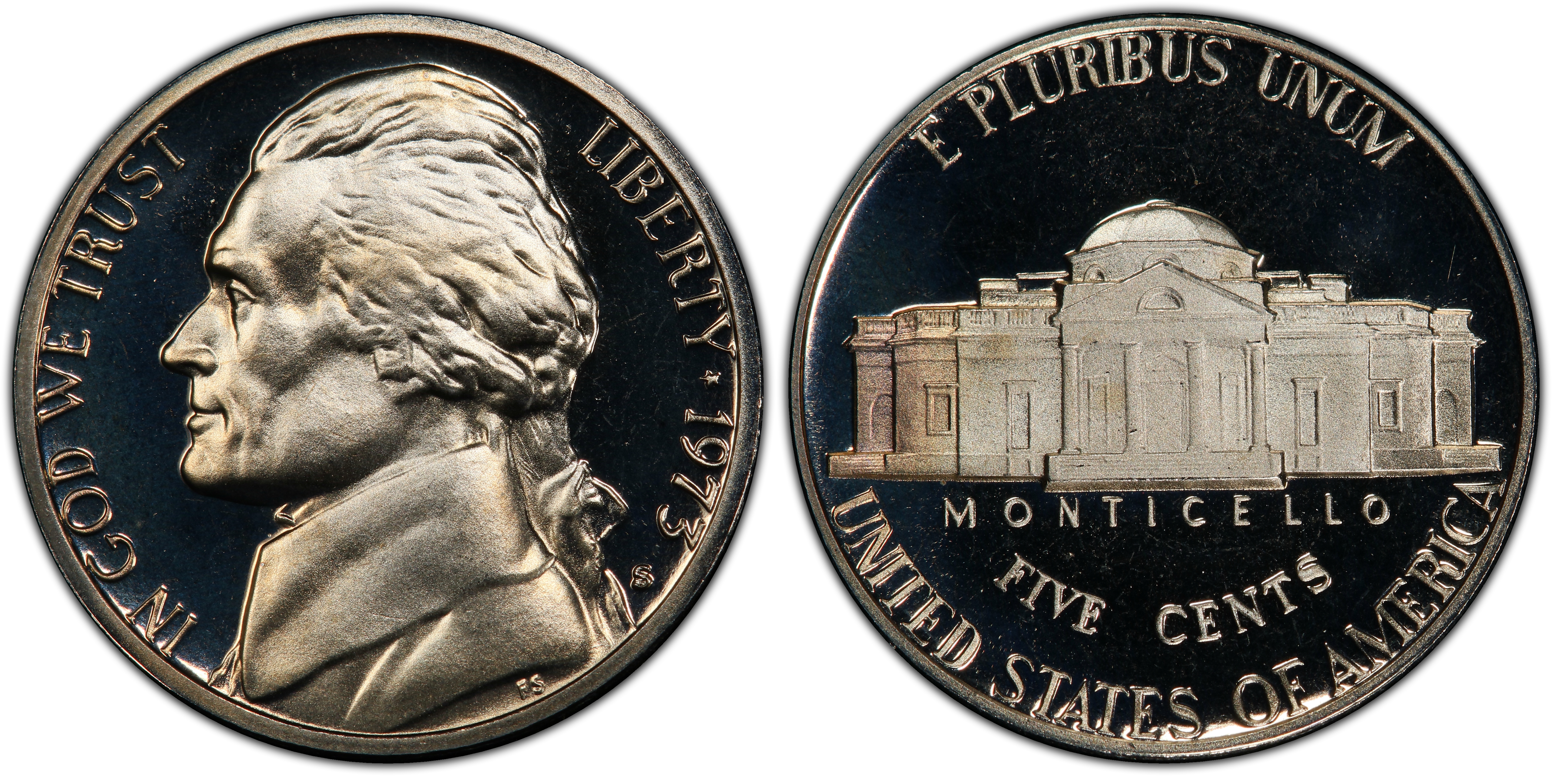 1973-S 5C, DCAM (Proof) Jefferson Nickel - PCGS CoinFacts