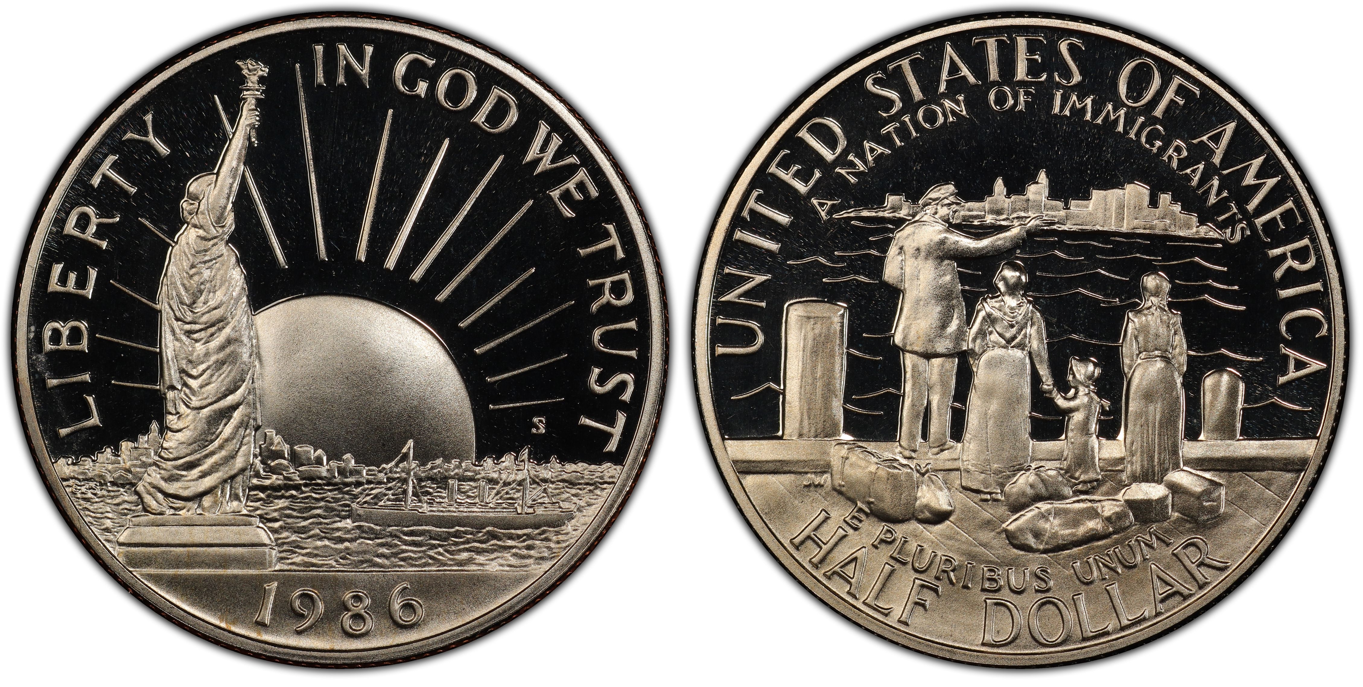 1986 S US Commemorative Statue of Liberty $1 Proof US Mint 
