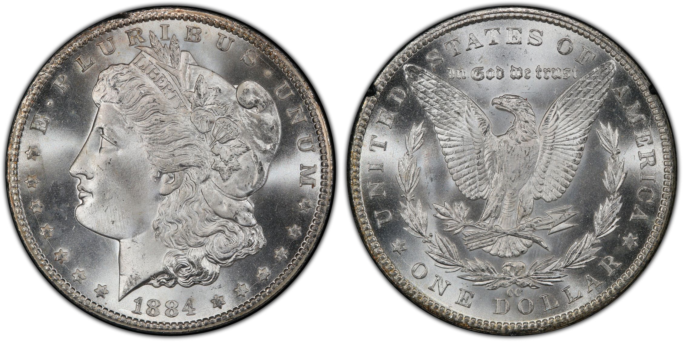 1884-CC $1 GSA Hoard (Regular Strike) Morgan Dollar - PCGS CoinFacts