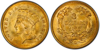  
	MS63 PCGS grade 
