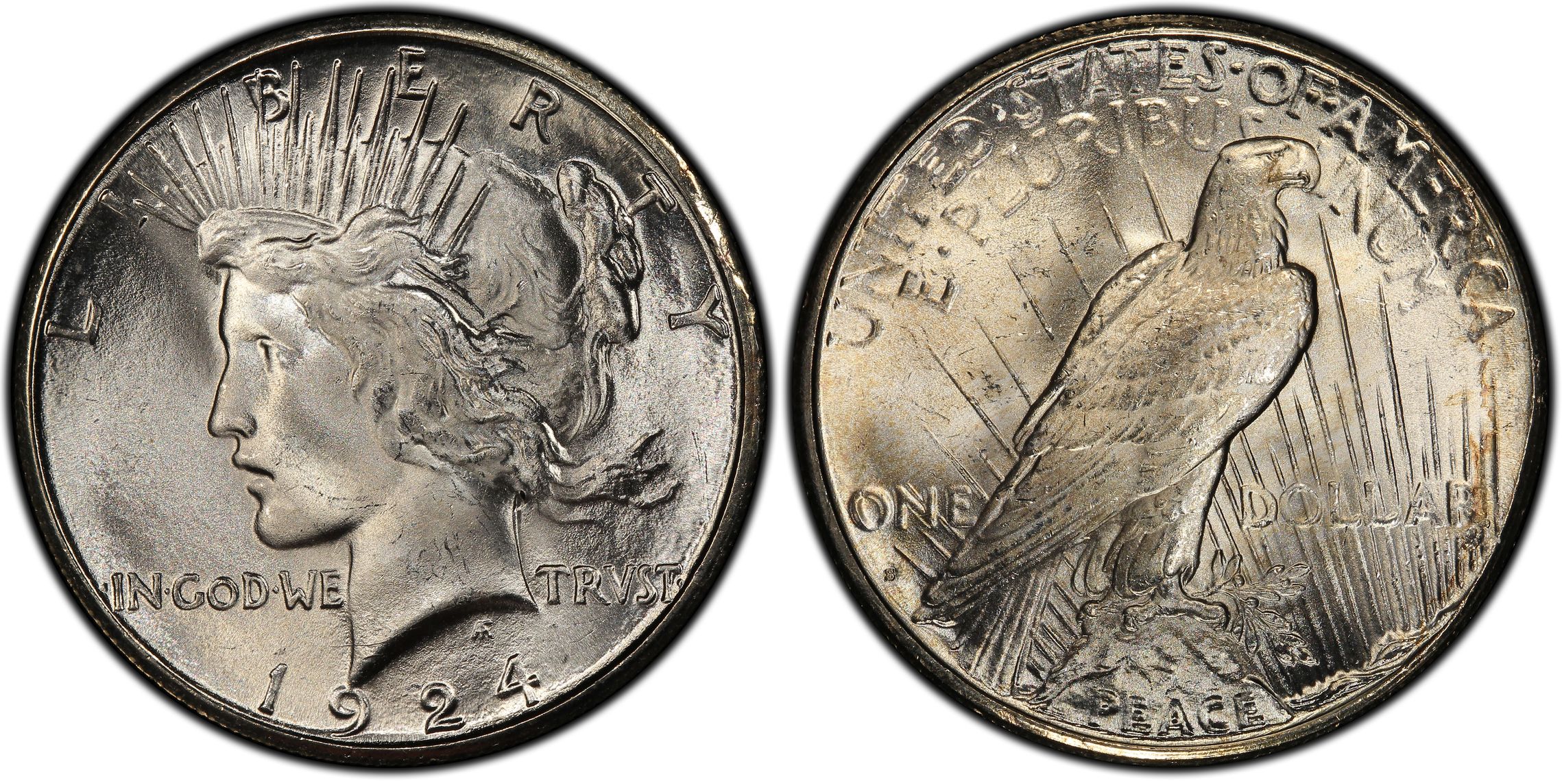 1924-S $1 (Regular Strike) Peace Dollar - PCGS CoinFacts