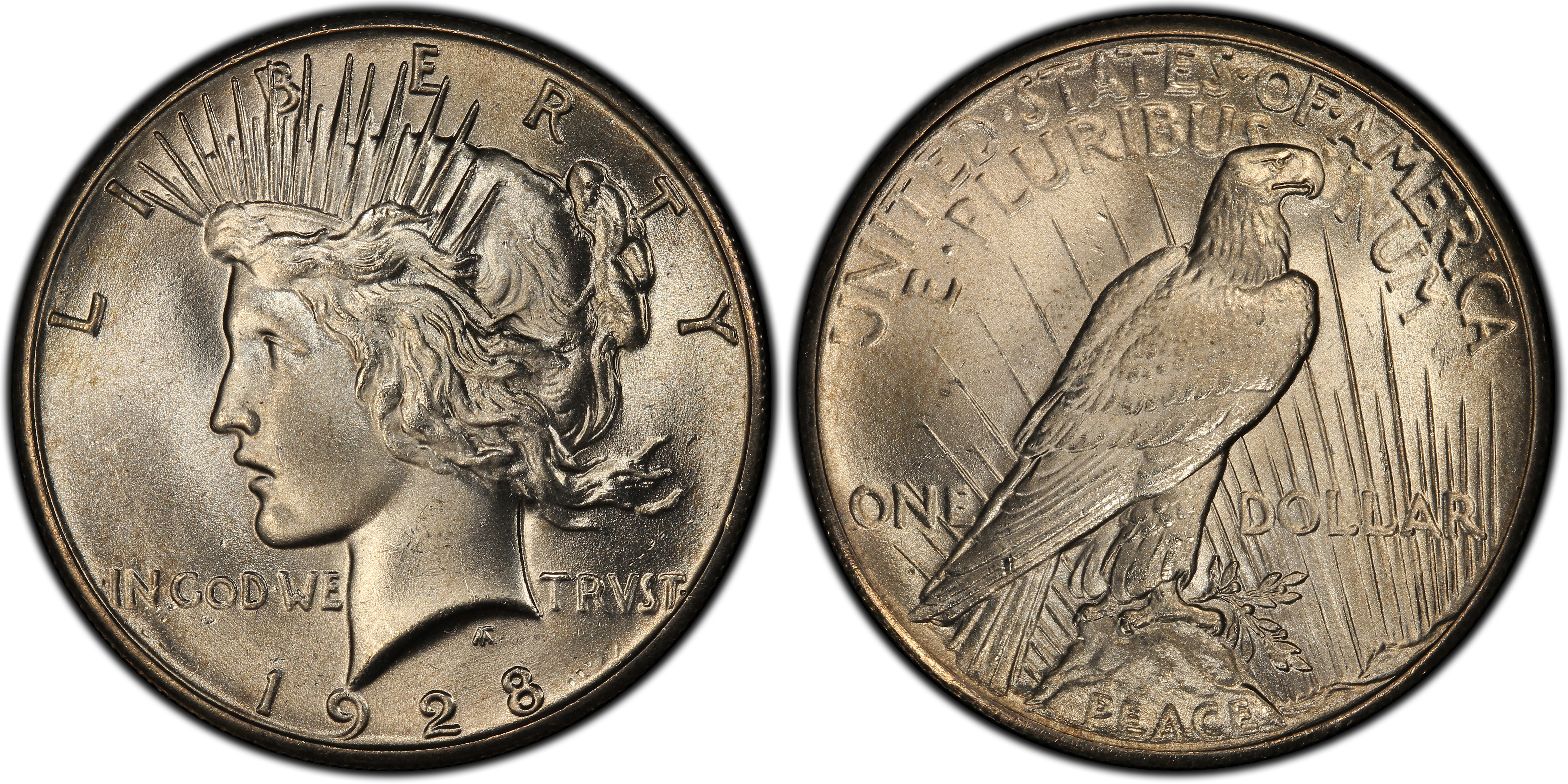 1928 $1 (Regular Strike) Peace Dollar - PCGS CoinFacts